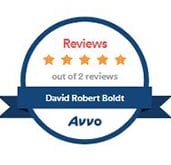 Avvo | David Robert Boldt | Reviews Five Stars Out of 2 Reviews