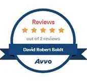 Reviews | Five Stars our of 2 reviews | David Robert Boldt | Avvo